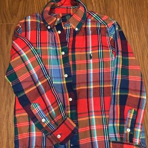 Boys button down Ralph Lauren polo